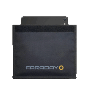 FARADAY JACKET X Black Canvas Phone Bag